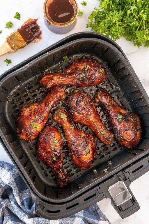 Air Fryer BBQ Chicken Drumsticks