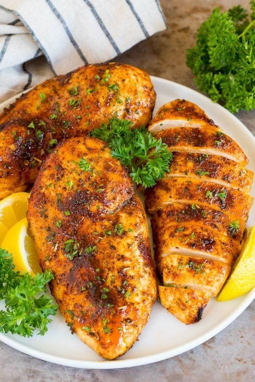 Air Fryer Chicken Breast with Herbs