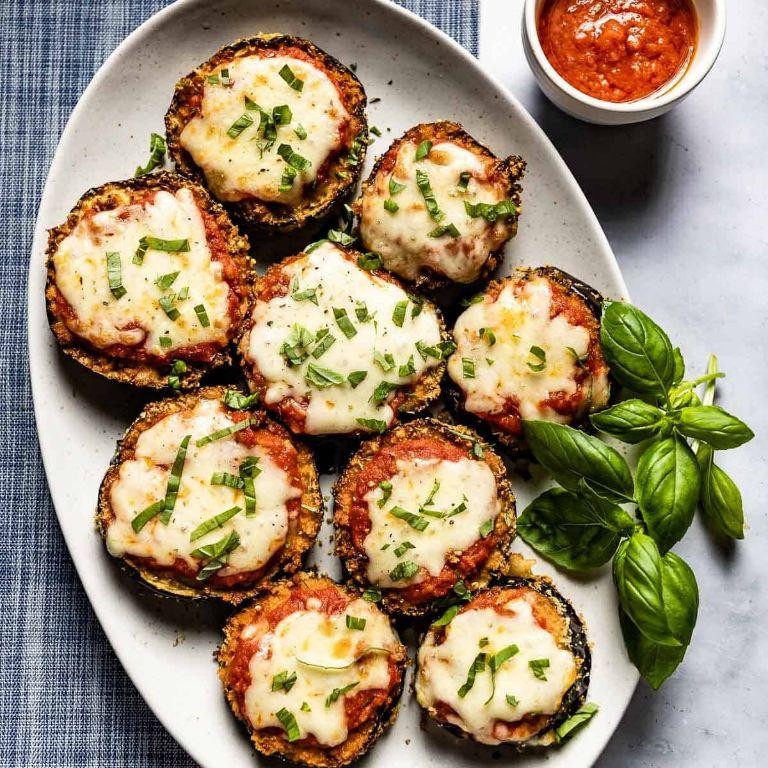 Air Fryer Eggplant Parmesan