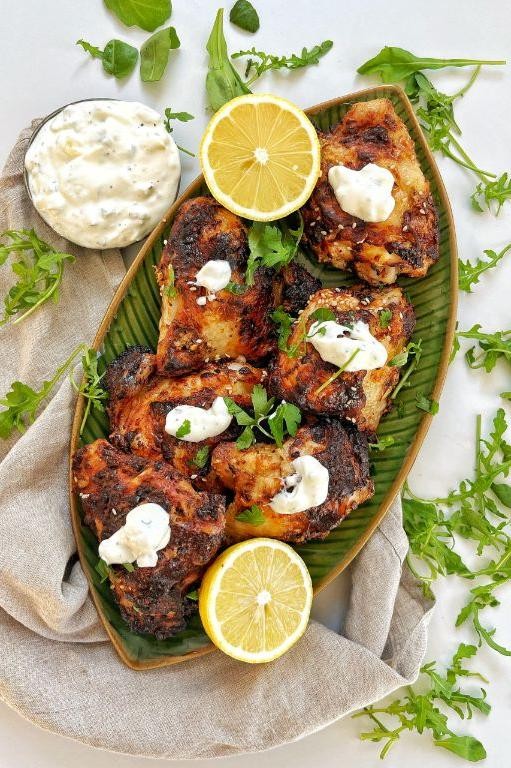 Air Fryer Greek Style Chicken Breasts