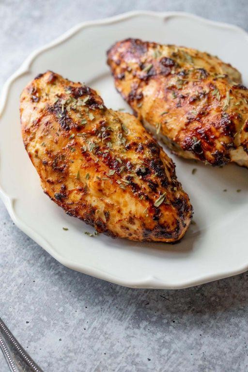 Air Fryer Honey Mustard Chicken Breasts