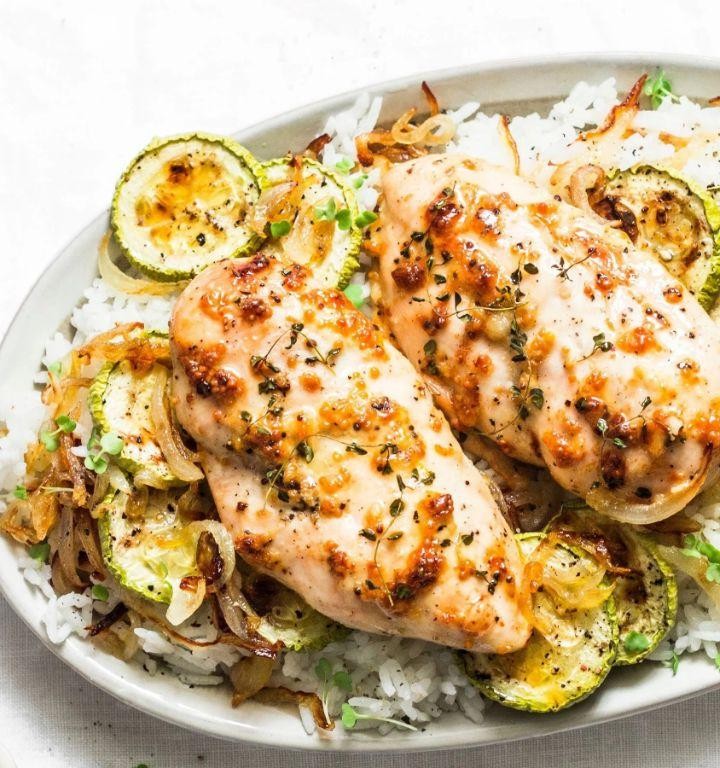 Air Fryer Maple Dijon Chicken Breasts