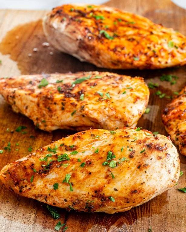 Air Fryer Mediterranean Chicken Breasts