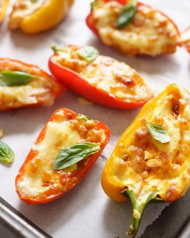 Air Fryer Stuffed Mini Peppers
