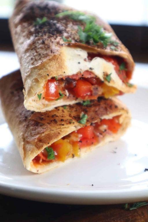 Air Fryer Turkey Avocado Wraps