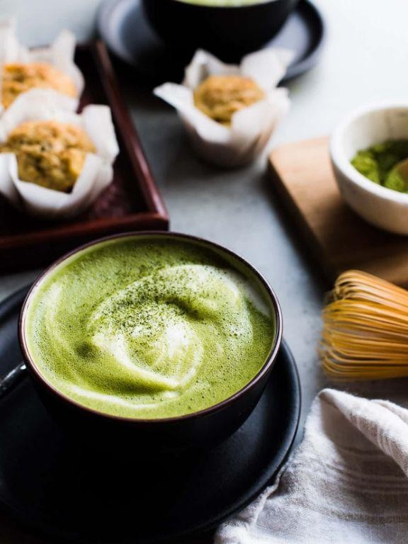 Almond Bliss Matcha Hot Drink