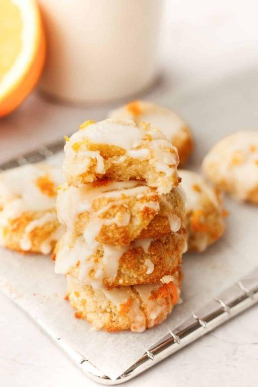 Almond Cookies with a Hint of Orange Zest