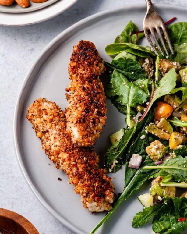 Almond Crusted Chicken Tenders