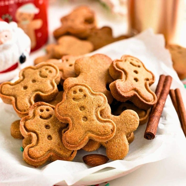 Almond Flour Gingerbread Cookies
