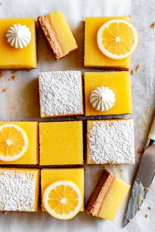 Almond Flour Lemon Bars