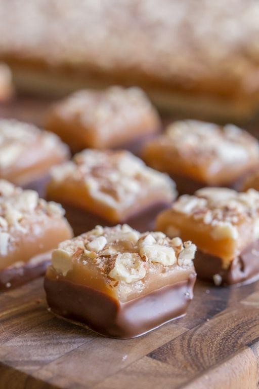 Almond Toffee Caramel Shortbread