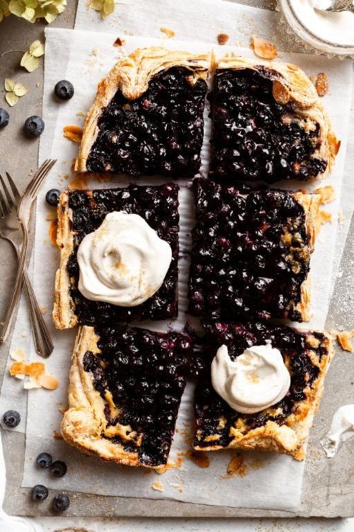 Almond and Berry Puff Pastry Tart