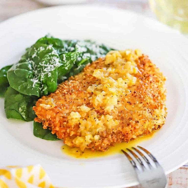 Almond-Crusted Wahoo with Orange Glaze