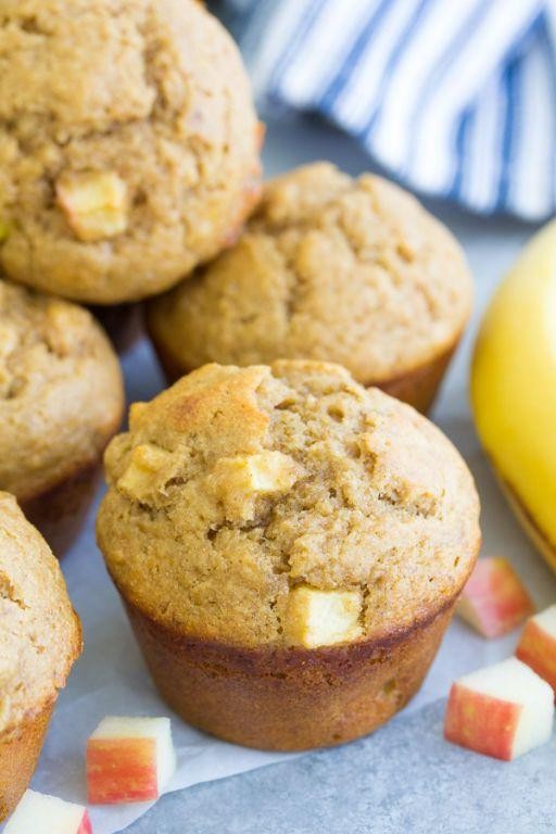 Apple Banana Muffins
