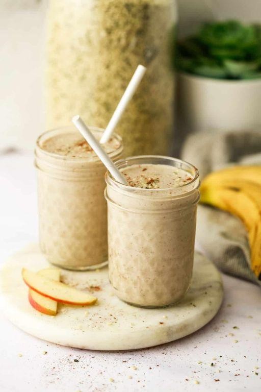Apple Banana Oatmeal Smoothie
