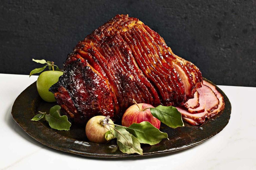 Apple Cider Brined Ham with Spices