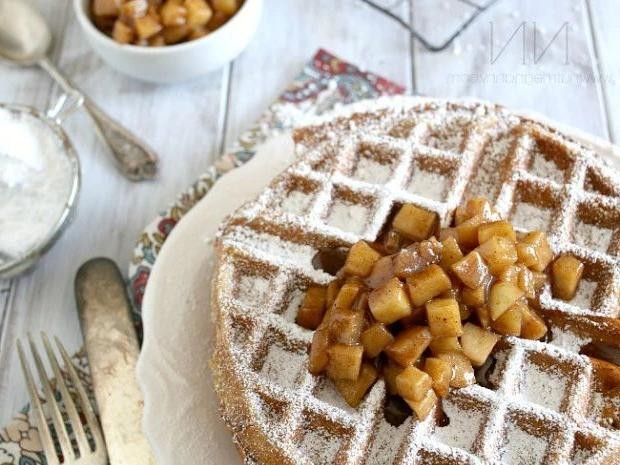 Apple Cinnamon Gluten-Free Waffles