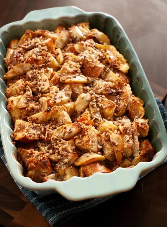 Apple Cinnamon Swirl Challah French Toast