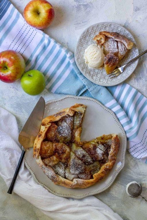 Apple Galette with Brown Butter