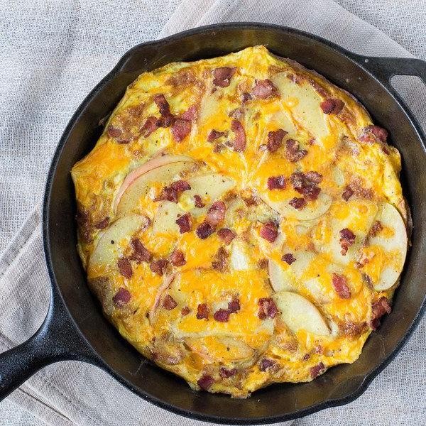 Apple and Bacon Frittata
