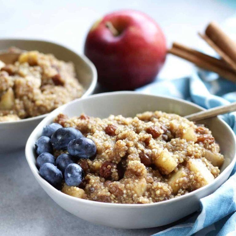 Apple and Cinnamon Quinoa Porridge