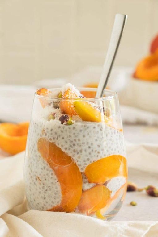 Apricot Chia Seed Pudding