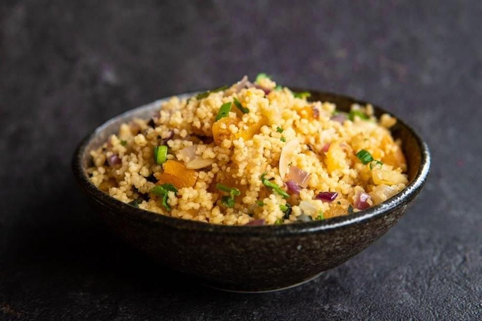 Apricot and Almond Couscous with Mint