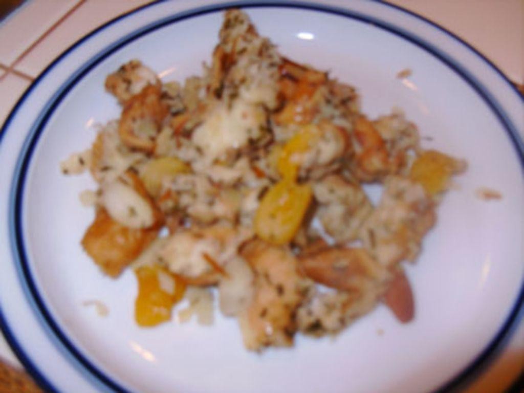 Apricot and Almond Crockpot Stuffing