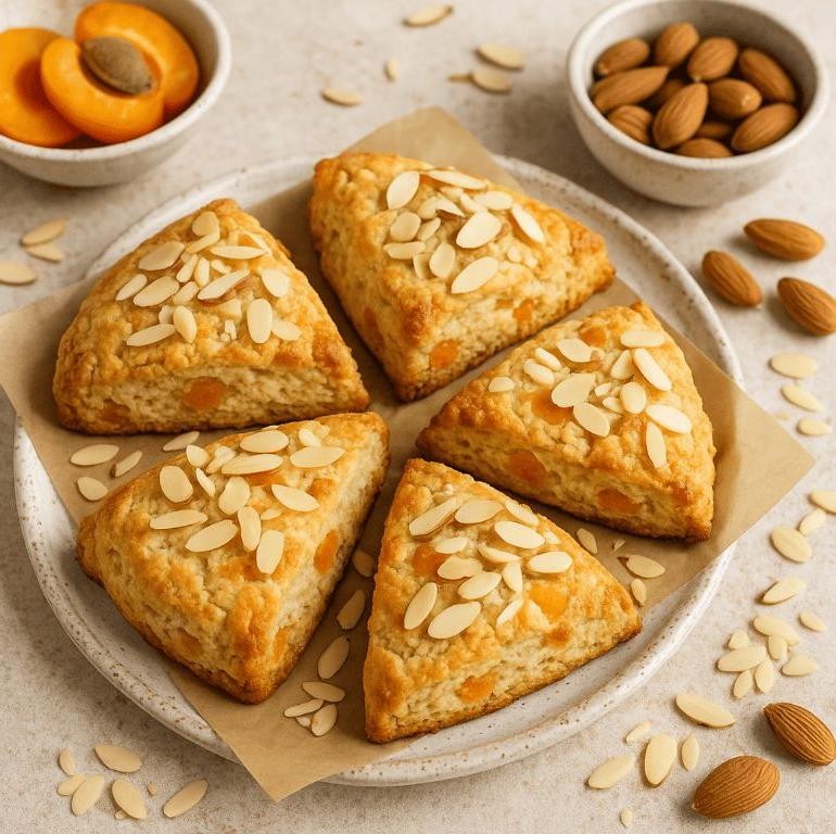 Apricot and Almond Scones