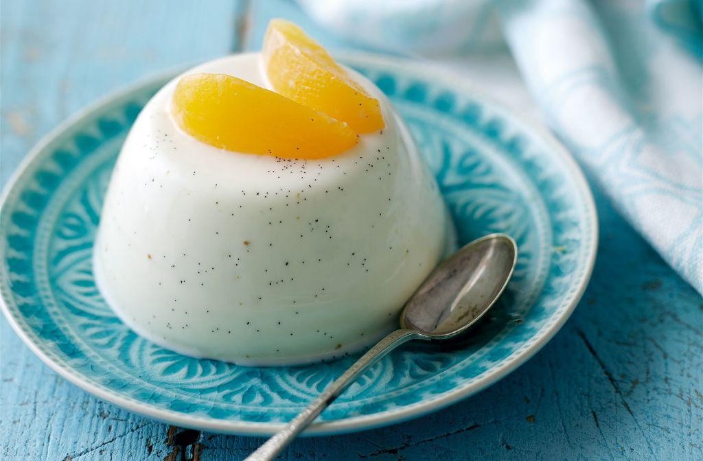 Apricot and Honey Panna Cotta