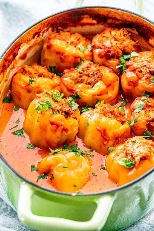 Ardei Umpluți (Stuffed Peppers)