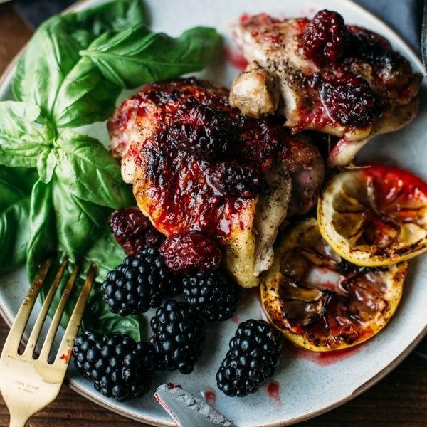 Aronia Berry Glazed Chicken
