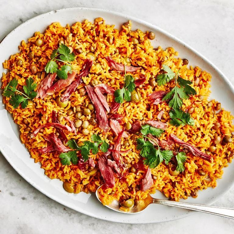 Arroz con Gandules (Rice with Pigeon Peas)