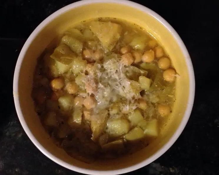 Artichoke and Chickpea Stew