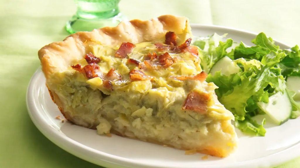 Artichoke and Gruyere Cheese Quiche