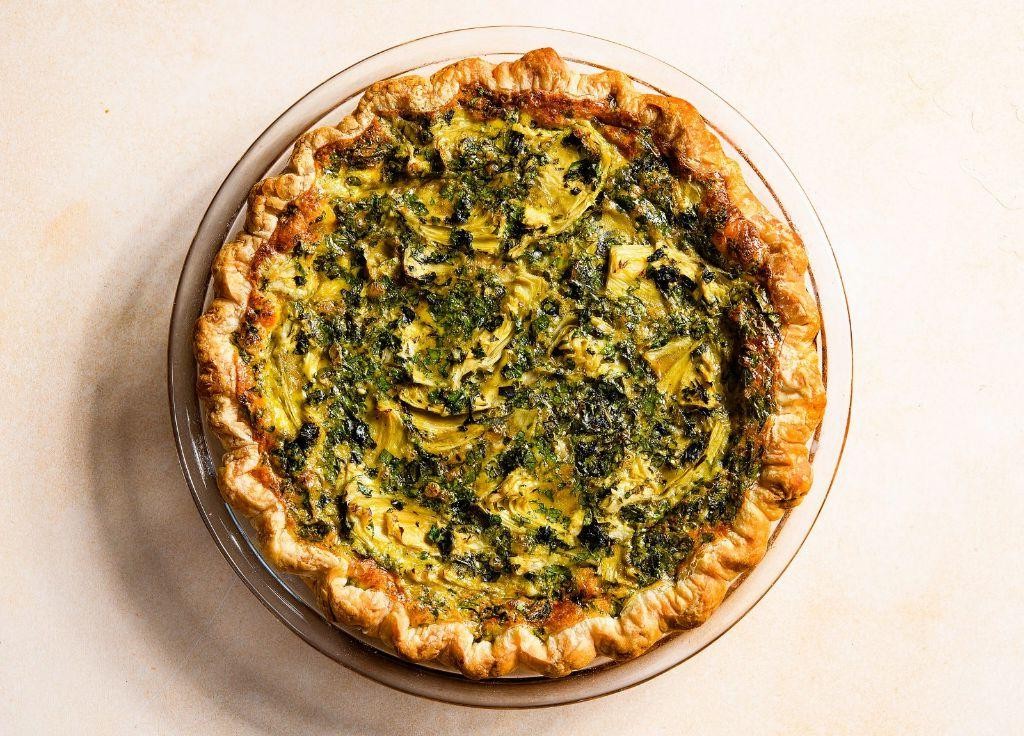 Artichoke and Herb Quiche