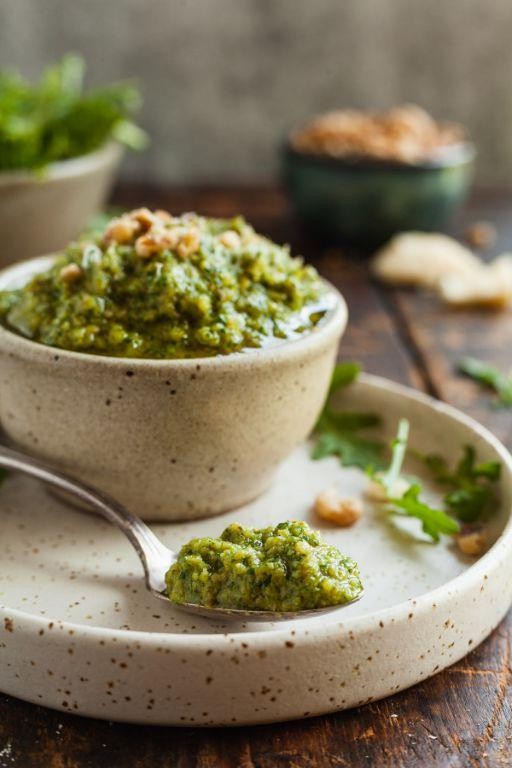 Arugula Pesto with Walnuts
