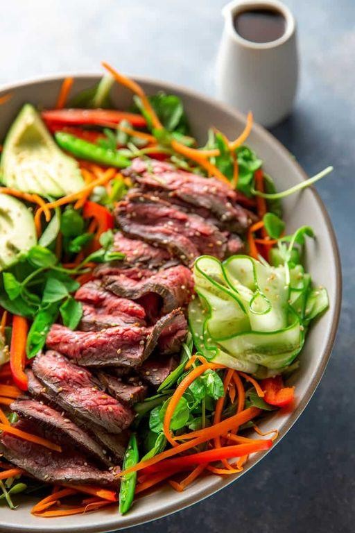 Asian Flank Steak Salad