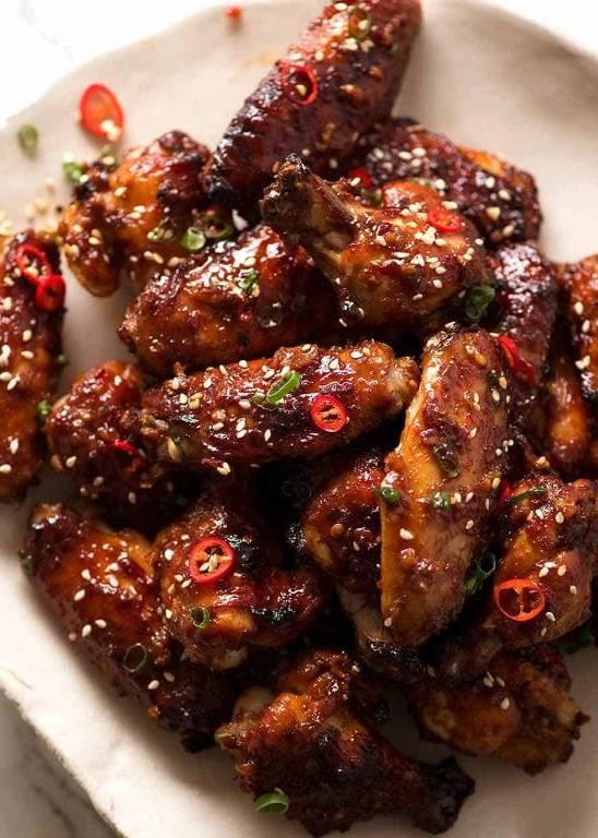 Asian Glazed Oven Baked Wings