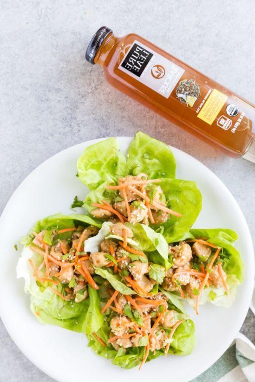 Asian Lemon Chicken Tenderloin Lettuce Wraps