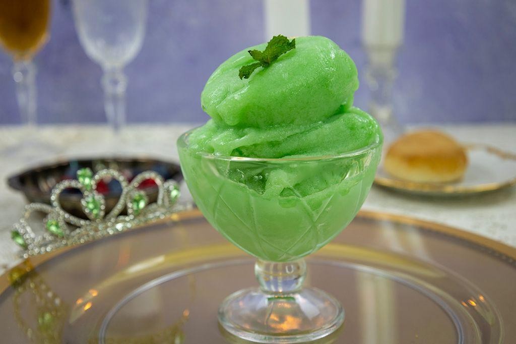 Asian Pear Sorbet with Mint