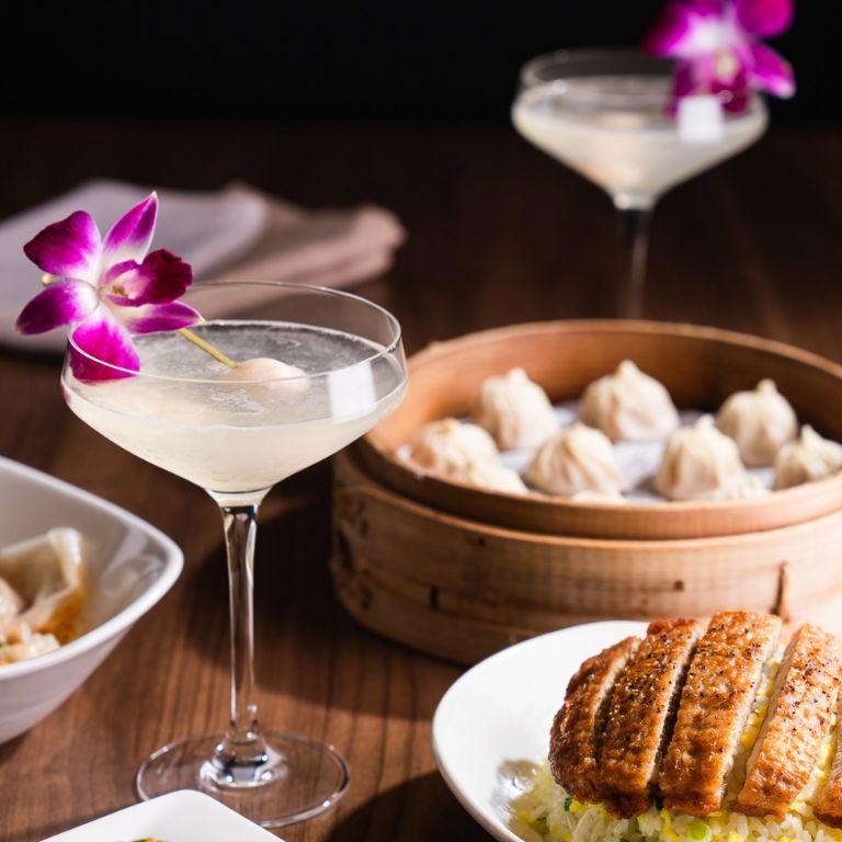 Asian Pear and Lychee Cocktail