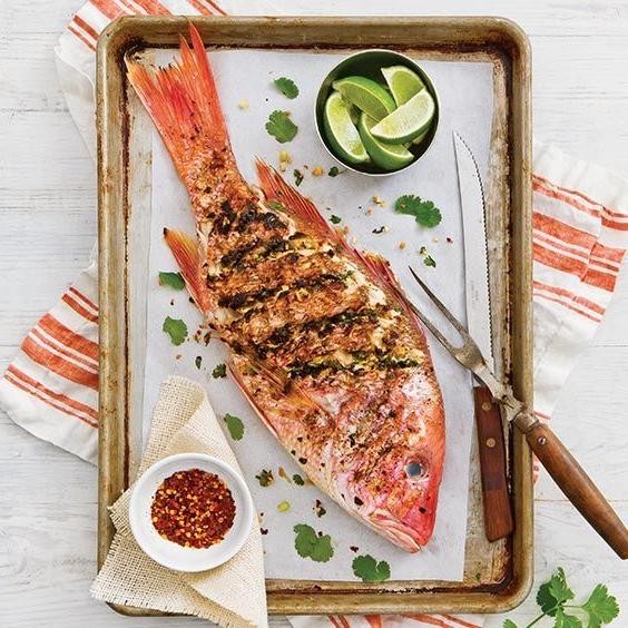 Asian-Inspired Grilled Red Snapper