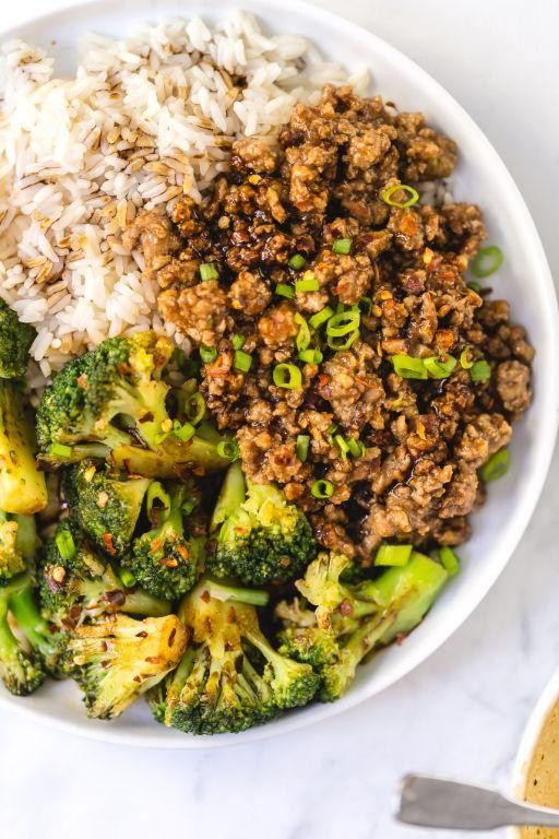 Asian-Inspired Ground Turkey with Broccoli
