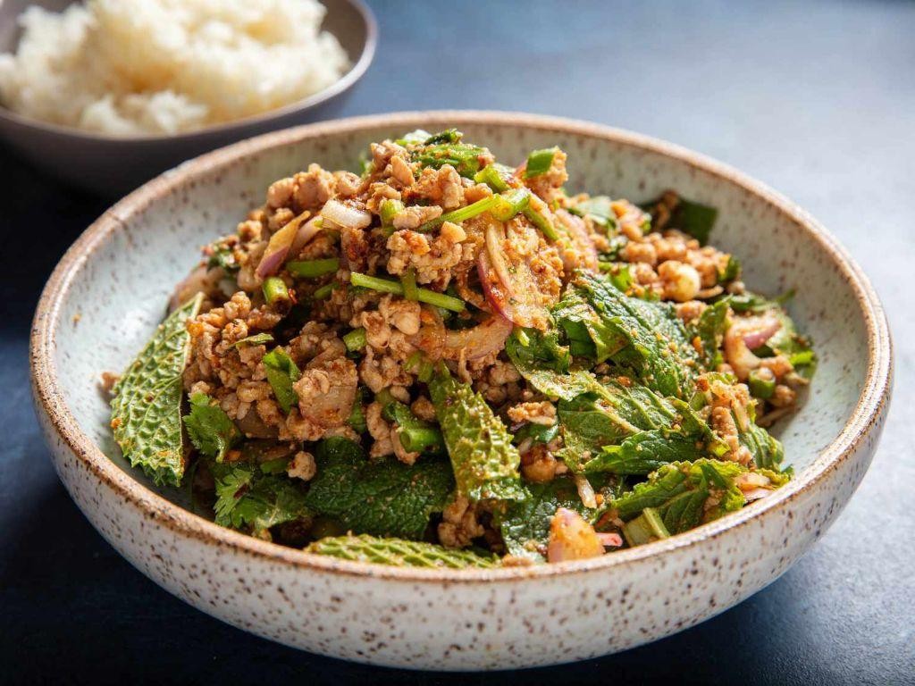 Asian-Inspired Pork Mince Larb Salad
