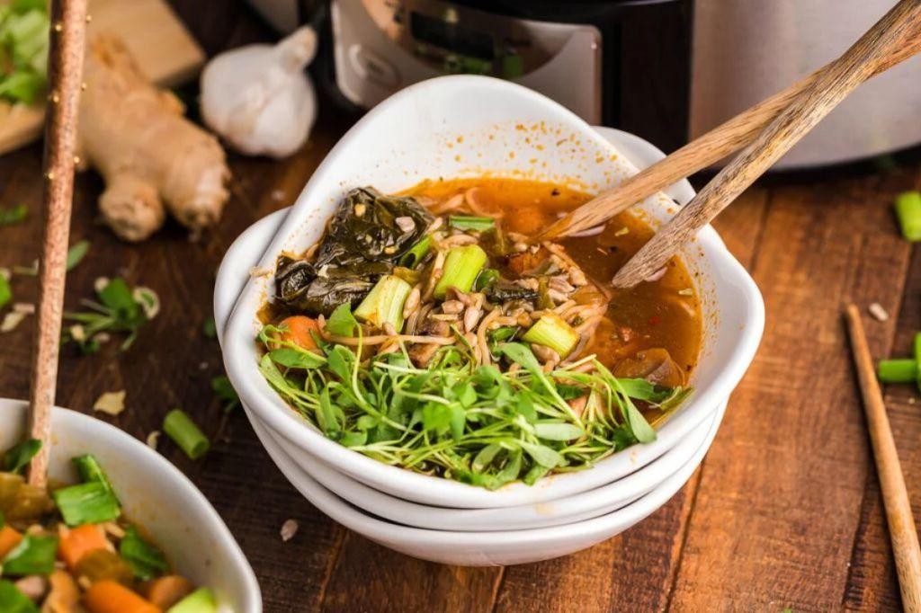 Asian-Inspired Slow Cooked Miso Bean Broth