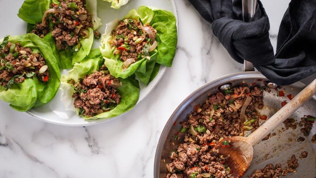 Asian-Inspired Venison Lettuce Wraps
