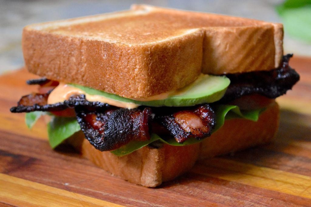 Asian-Style BLT with Sesame Dressing