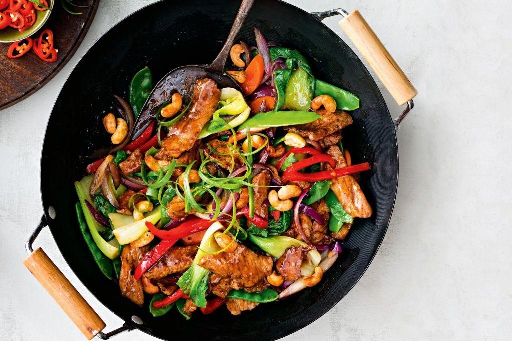 Asian-Styled Pork Tips Stir Fry