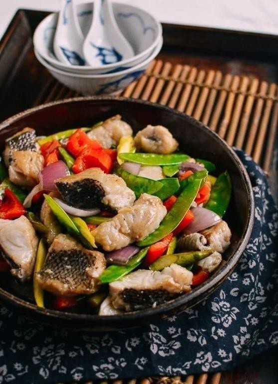Asian-inspired Frozen Flounder Stir Fry